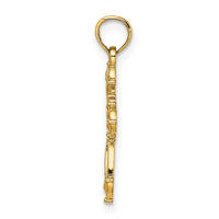 Load image into Gallery viewer, 14K Cut-Out Fancy Cross Charm
