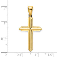Load image into Gallery viewer, 14K Polished Cross Charm

