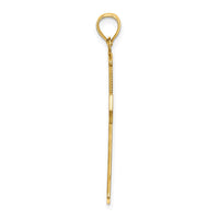 Load image into Gallery viewer, 14K Arrow Tip Cross W/ Cross Accents Charm
