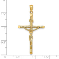 Load image into Gallery viewer, 14K Textured Crucifix Charm
