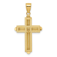 Load image into Gallery viewer, 14k Beveled Cross Pendant
