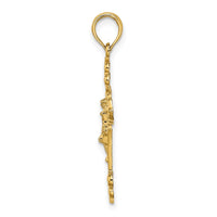 Load image into Gallery viewer, 14K Crucifix W/ Fancy Tips Charm
