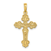 Load image into Gallery viewer, 14K D/C Crucifix W /Fancy Tips Charm
