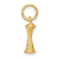 Load image into Gallery viewer, 14k Solid Polished Space Needle Charm
