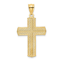 Load image into Gallery viewer, 14K Beaded Cross Charm
