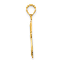 Load image into Gallery viewer, 14K Polished Beveled Tip Cross Charm
