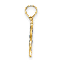 Load image into Gallery viewer, 14K w/ Red and Blue Enamel Filigree Butterfly Charm
