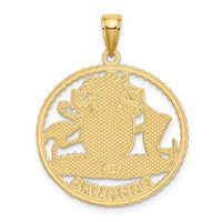 Load image into Gallery viewer, 14K BAHAMAS Crest In Textured Frame Charm
