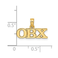 Load image into Gallery viewer, 14K Polished OBX Charm
