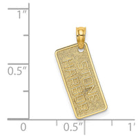 Load image into Gallery viewer, 14K Textured STONE HARBOR License Plate
