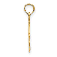 Load image into Gallery viewer, 14K Polished Snow Skis, Boot &amp; Pole Charm
