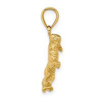 Load image into Gallery viewer, 14K 3-D Karate Man Pendant
