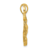 Load image into Gallery viewer, 14K 2-D and Polished Golf Bag Charm
