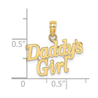 Load image into Gallery viewer, 14K DADDY&#39;S GIRL Charm
