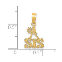Load image into Gallery viewer, 14K Polished #1 SIS Charm
