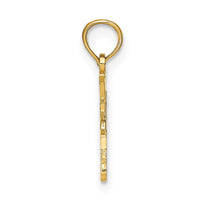 Load image into Gallery viewer, 14K 15  in Cut-out Heart charm
