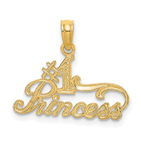 Load image into Gallery viewer, 14K #1 PRINCESS Charm
