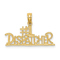 Load image into Gallery viewer, 14K #1 DISPATCHER Charm

