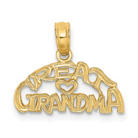 Load image into Gallery viewer, 14K Block and Engraved GREAT GRANDMA Charm
