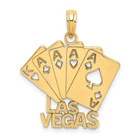 Load image into Gallery viewer, 14K LAS VEGAS w/ Playing Cards Charm

