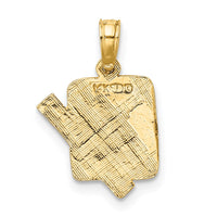 Load image into Gallery viewer, 14K School Book and Ruler Charm
