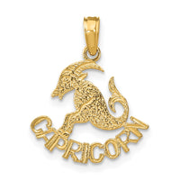 Load image into Gallery viewer, 14K CAPRICORN Zodiac Charm
