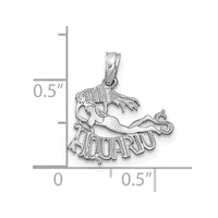 Load image into Gallery viewer, 14k WG AQUARIUS Zodiac Charm
