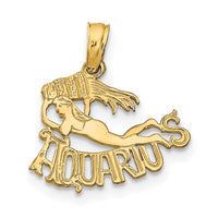 Load image into Gallery viewer, 14K AQUARIUS Zodiac Charm
