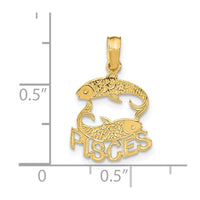 Load image into Gallery viewer, 14K PISCES Zodiac Charm
