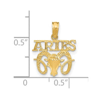 Load image into Gallery viewer, 14K ARIES Zodiac Charm
