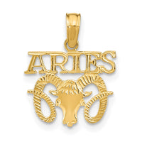 Load image into Gallery viewer, 14K ARIES Zodiac Charm
