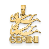 Load image into Gallery viewer, 14K GEMINI Zodiac Charm
