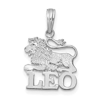 Load image into Gallery viewer, 14k WG LEO Zodiac Charm
