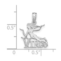 Load image into Gallery viewer, 14k WG VIRGO Zodiac Charm
