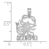 Load image into Gallery viewer, 14k WG SCORPIO Zodiac Charm
