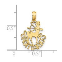 Load image into Gallery viewer, 14K SAGITTARIUS Zodiac Charm
