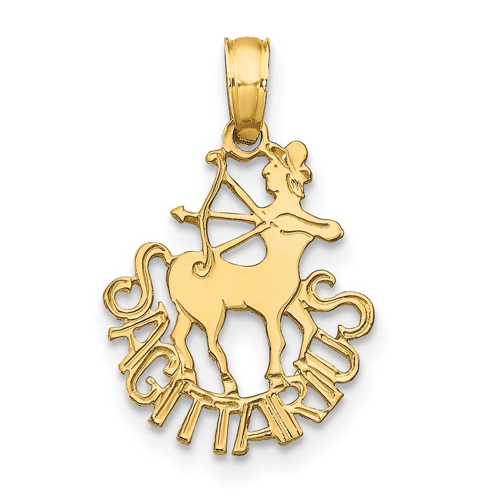 14K SAGITTARIUS Zodiac Charm