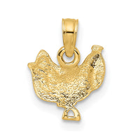 Load image into Gallery viewer, 14k with White Rhodium Saddle Pendant
