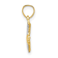 Load image into Gallery viewer, 14k w/ Rhodium Cowboy Boot Charm
