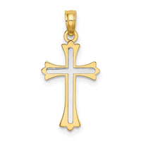 Load image into Gallery viewer, 14k Two-tone Center Cross Charm

