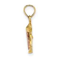 Load image into Gallery viewer, 14K Two-Tone Communion Cup w/ Cross Charm
