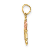 Load image into Gallery viewer, 14k Two-Tone #1 MOM w/ Flower Charm
