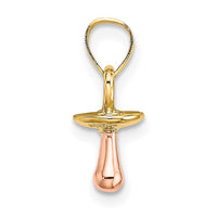 Load image into Gallery viewer, 14k Two-Tone 3-D Pacifier Charm
