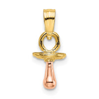 Load image into Gallery viewer, 14k Two-Tone 3-D Pacifier Charm

