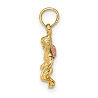 Load image into Gallery viewer, 14K Two-Tone 3-D Mini Guardian Angel Charm
