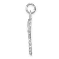 Load image into Gallery viewer, 14k White Gold Nurse Symbol Charm
