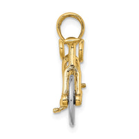 Load image into Gallery viewer, 14k Two-tone 3-D Ten Speed Bicycle Charm
