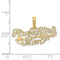 Load image into Gallery viewer, 14k FIREFIGHTER&#39;S MOM Charm
