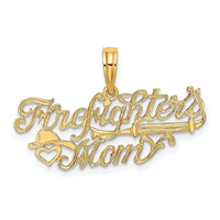 Load image into Gallery viewer, 14k FIREFIGHTER&#39;S MOM Charm
