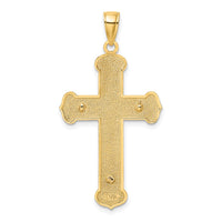 Load image into Gallery viewer, 14K Two-tone Engraved Crucifix Charm
